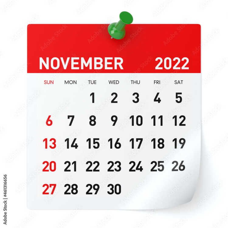 Community Calendar November 2022